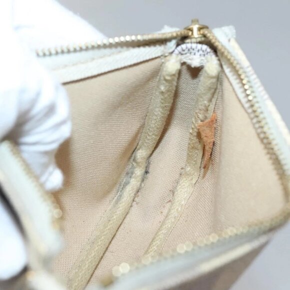 LOUIS VUITTON Damier Azur Mini Pochette Accessoires Pouch N41669 LV Auth 142332 - Picture 13 of 16